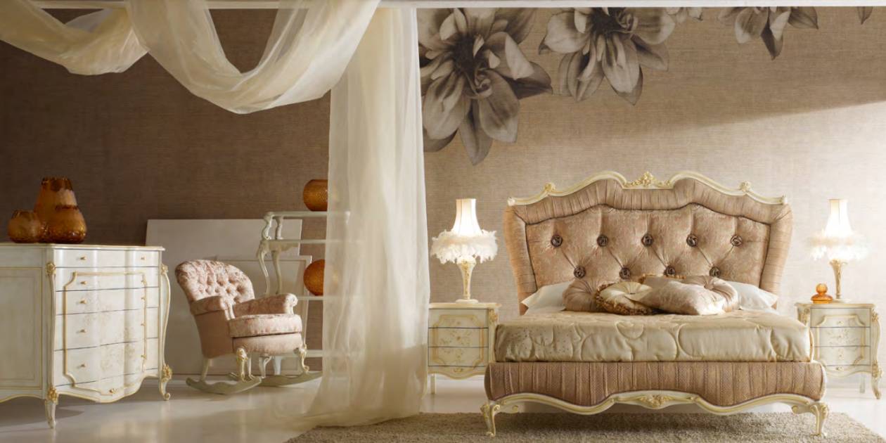 Classic bedroom furniture details light colors Noblesse INteriors Romania.jpg